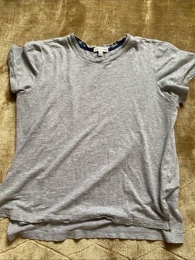 Light Gray Crewneck Tee - Neutral Everyday Staple